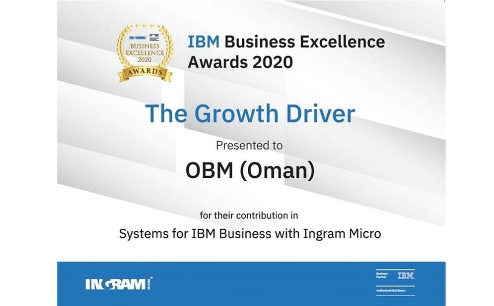 Le prix faisait partie des IBM Business Excellence Awards, 2020. Crédit photo: Photo credit: OBM