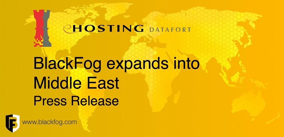 Digital image announcing Blackfog agreement with eHDF