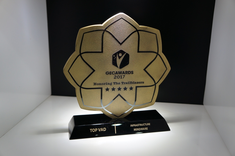 Mindware Receives top Value Added Distributor award for 2017