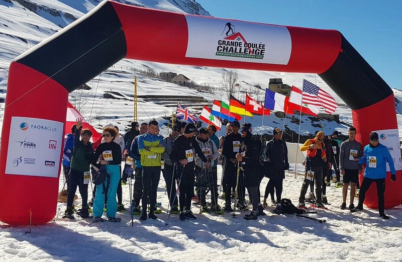 The event included a special snowshoe outing honoring women on International Women’s Day. Photo credit: George Wakim/Grande Coulee Challenge (copyright)