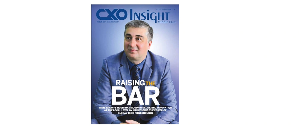Husni Hammoud sur la couverture du dernier numéro du magazine CXO Insight Crédit photo: CXO Insight