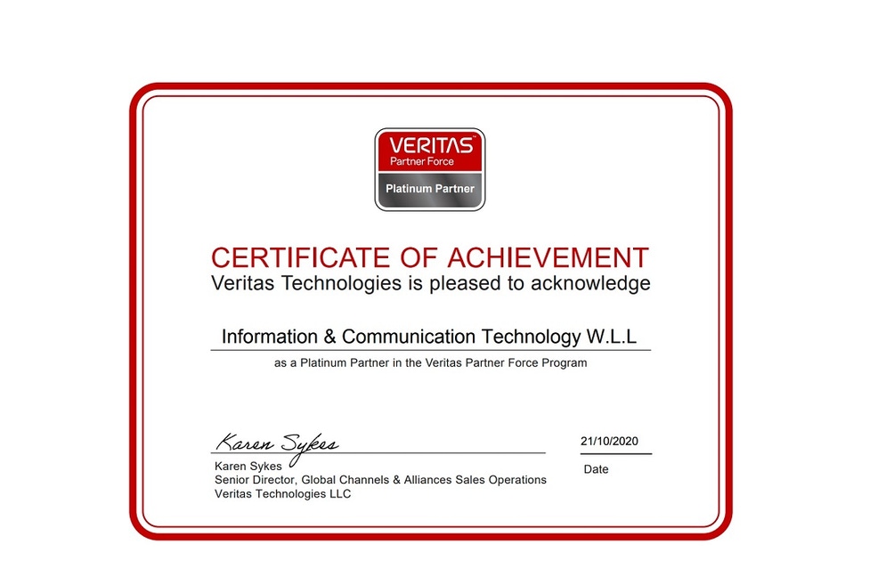 a digital award certificate