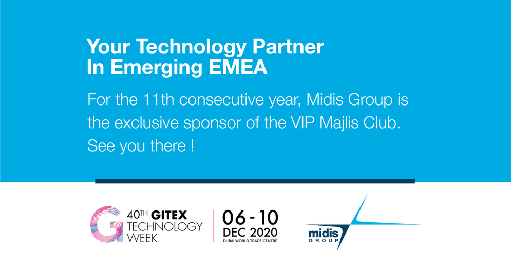 digital invitation to Majlis club - graphic for GITEX 2020