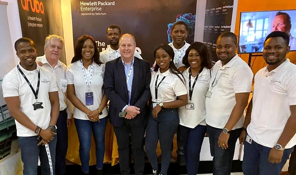 Les membres de l'équipe Selectium Nigeria à l'événement MainOne Nerds Unite 2020 à Lagos, au Nigeria. Crédit photo: Selectium Nigeria