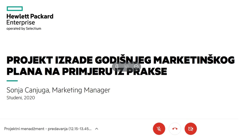 Title slide from a digital marketing presentation