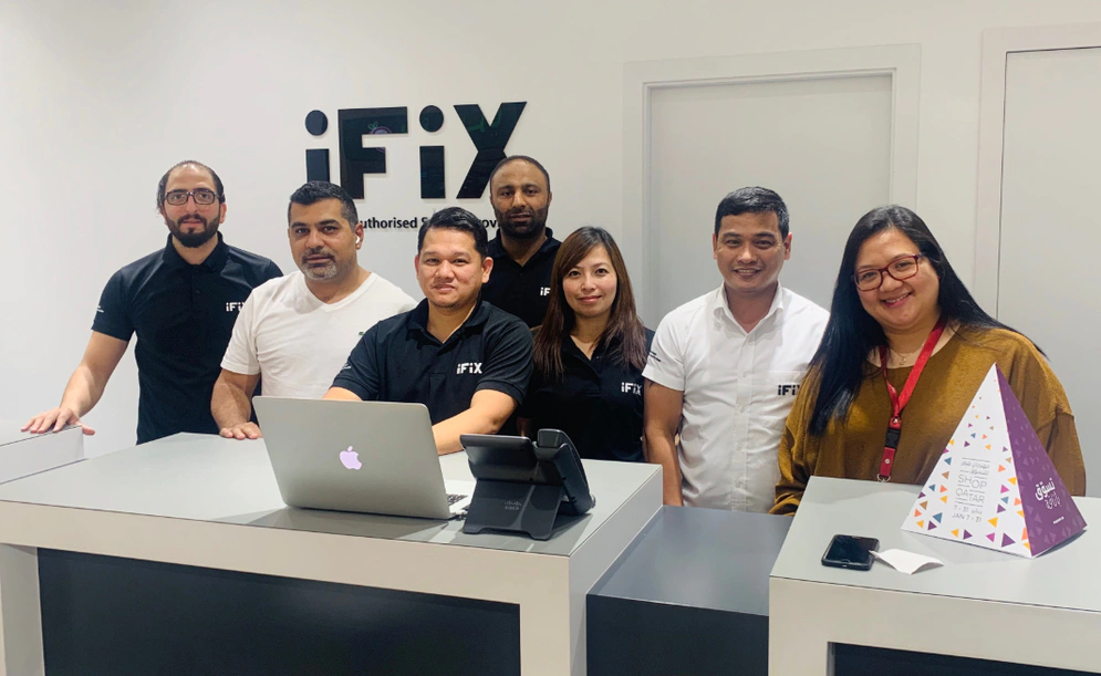 L'équipe iFix attend en magasin pour offrir un excellent service Crédit photo: iFix