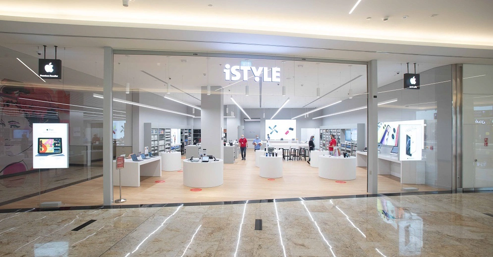 Tous les brillants produits et accessoires Apple sont accessibles en toute sécurité au centre commercial iSTYLE Nakheel Crédit photo: iSTYLE