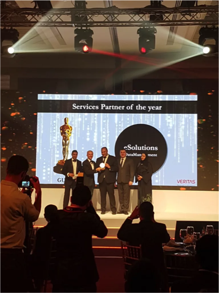 eSolutions Data Management The “Services Partner of the year” award from Veritas for year 2018