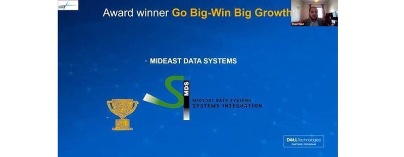 Deuxième Prix: "Go-Big, Win-Big Growth". Cette reconnaissance est pour le fournisseur de solutions à la plus forte croissance du chiffre d'affaires total d'une année à l'autre. Crédit photo: MDS SI