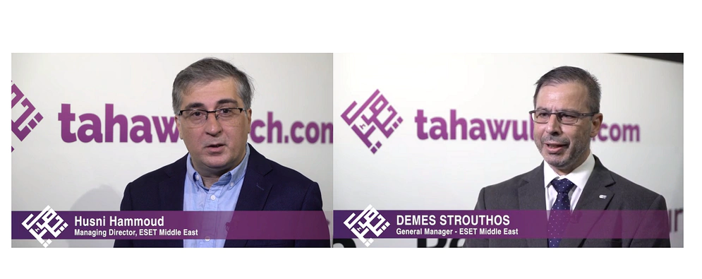 Lead image caption : Husni Hammoud : « les consultants en sécurité de nos jours, ils mangent, ils dorment et ils parlent de sécurité, car la menace est de plus en plus grande. » Crédit photo: ESET/Tahawultech.com