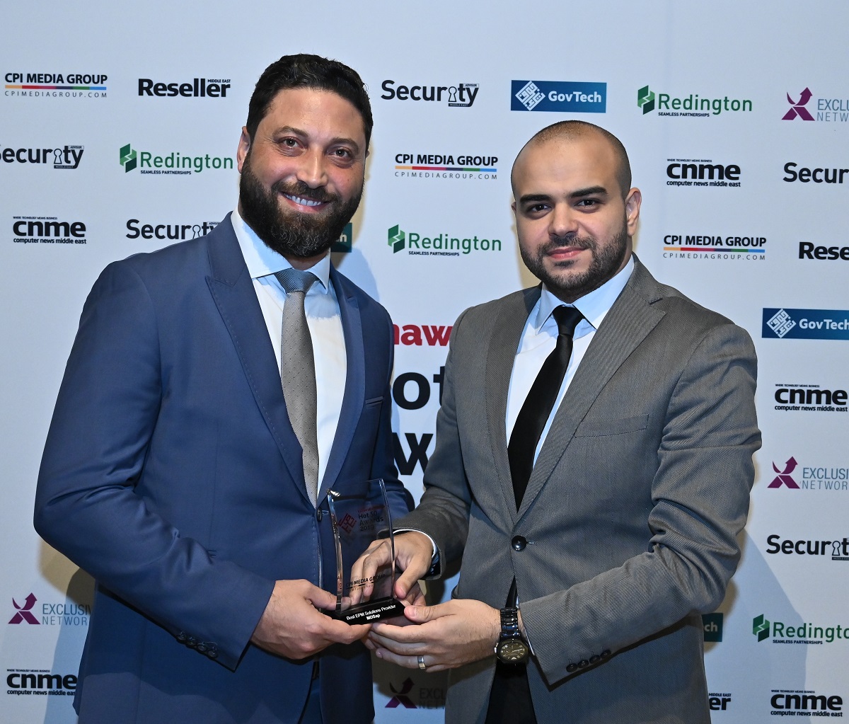 The MDSap team with their award: Taher Sherif and Rabih Nasr Photo credit: MDSap