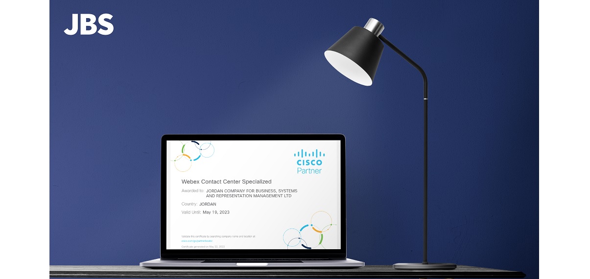a digital certificate seen against a blue backdrop