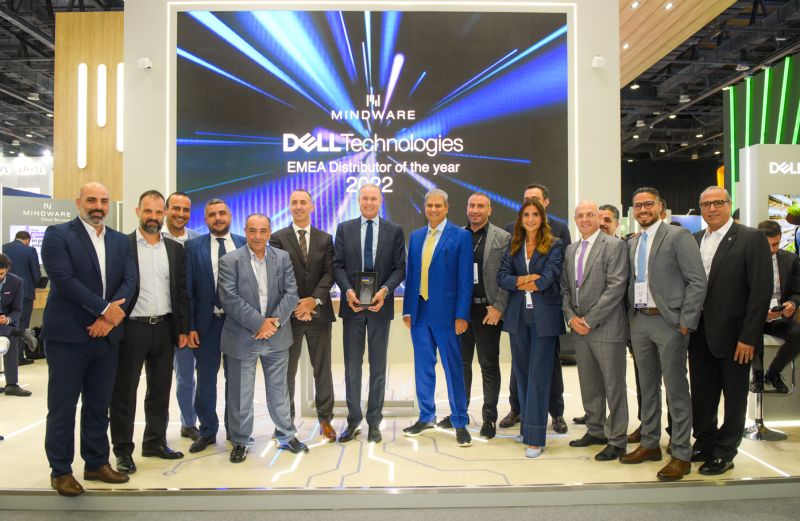 group photo of people at an exhibition stand