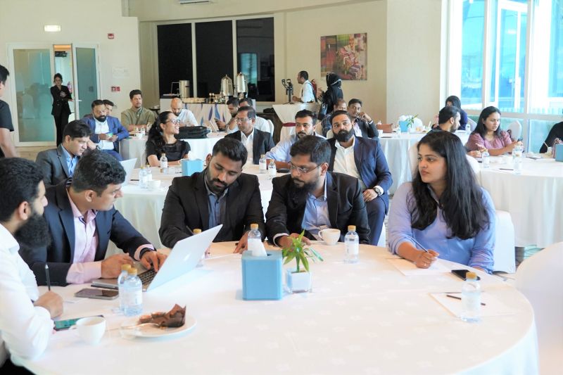 people gathered around a table