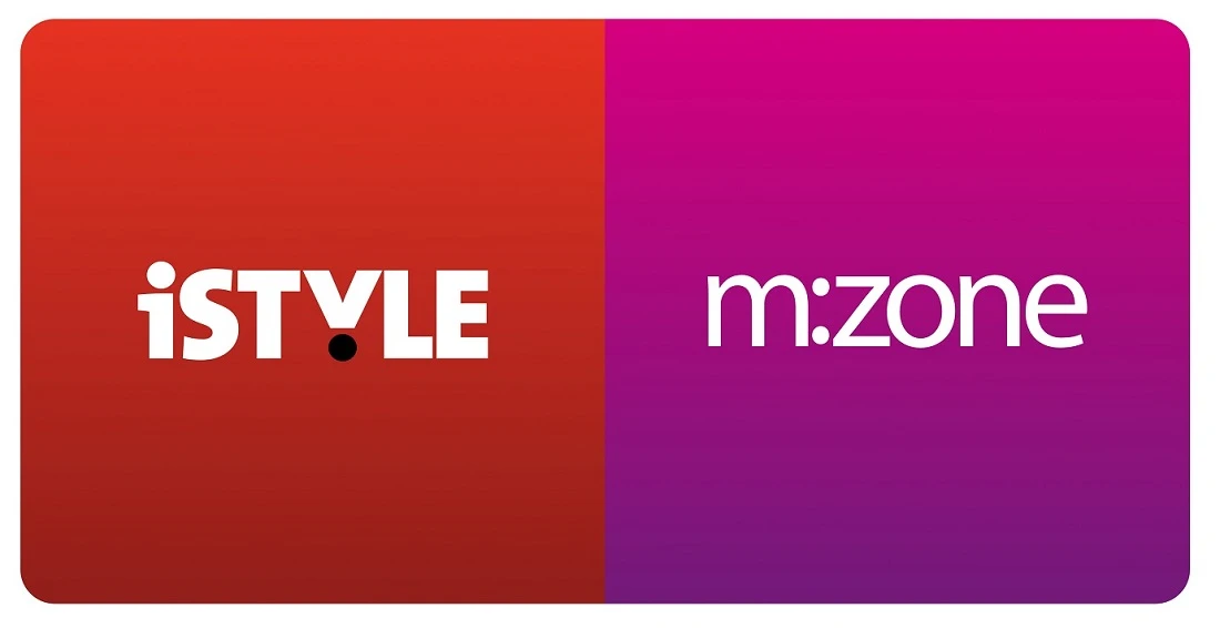 digital graphic with the words iSTYLE and Mzone