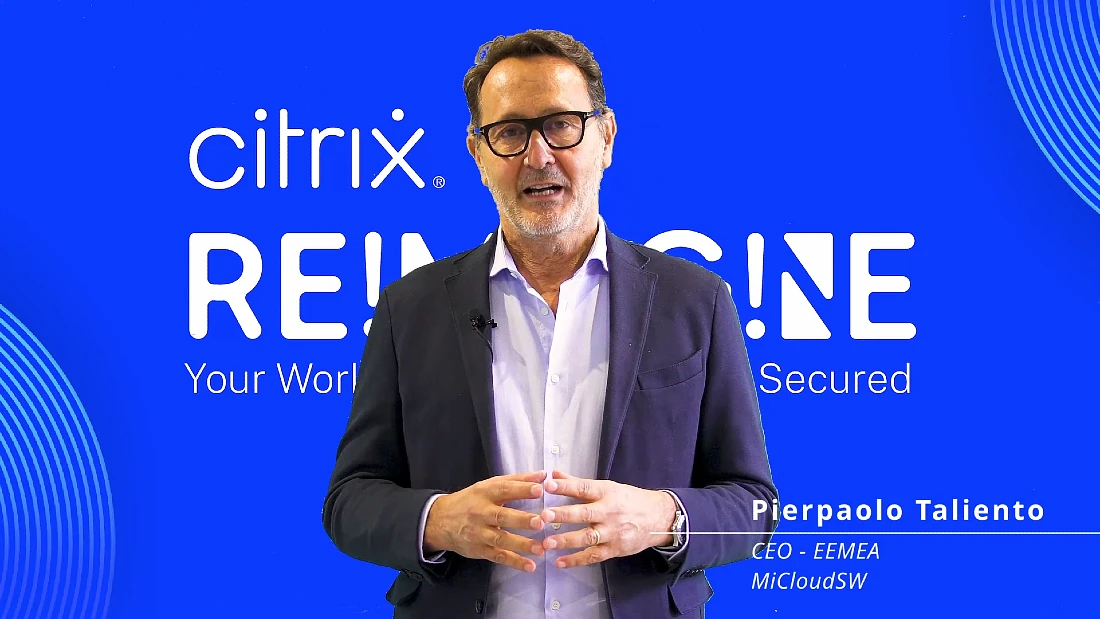 A man is seen talking in a video still