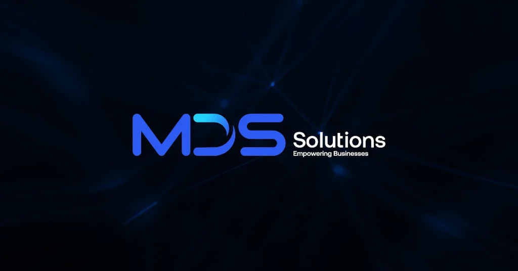 digital graphic showing the phrase MDS Solutions