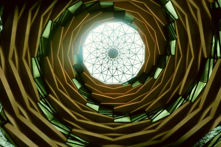 From the middle, everything is visible